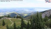 Archived webcam image showing Kampenwand - View to the Chiemsee on 19 Aug 2026 at 10:07