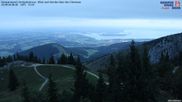 Archived webcam image showing Kampenwand - View to the Chiemsee on 22 Sep 2026 at 06:54