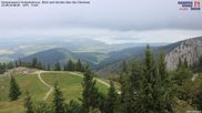 Archived webcam image showing Kampenwand - View to the Chiemsee on 22 Sep 2026 at 08:54
