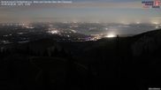 Archived webcam image showing Kampenwand - View to the Chiemsee on 22 Sep 2026 at 00:54