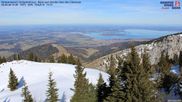 Archived webcam image showing Kampenwand - View to the Chiemsee on 26 Feb 2026 at 12:56
