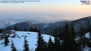 Archived webcam image showing Kampenwand - View to the Chiemsee on 22 Mar 2026 at 06:38