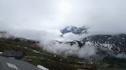 Archived webcam image showing Grindelwald First midway station on 6 May 2026 at 08:12