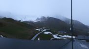 Archived webcam image showing Grindelwald First midway station on 11 May 2026 at 06:51