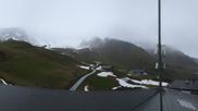 Archived webcam image showing Grindelwald First midway station on 11 May 2026 at 08:51
