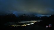 Archived webcam image showing Grindelwald First midway station on 5 Jun 2026 at 02:43