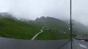 Archived webcam image showing Grindelwald First midway station on 5 Jun 2026 at 12:43