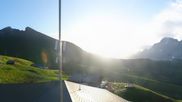 Archived webcam image showing Grindelwald First midway station on 15 Jun 2026 at 06:44