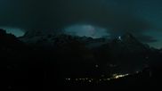 Archived webcam image showing Grindelwald First midway station on 15 Jun 2026 at 02:44