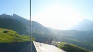Archived webcam image showing Grindelwald First midway station on 24 Jun 2026 at 07:28