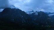 Archived webcam image showing Grindelwald First midway station on 1 Jul 2026 at 00:59