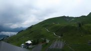 Archived webcam image showing Grindelwald First midway station on 1 Jul 2026 at 10:59