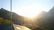 Archived webcam image showing Grindelwald First midway station on 14 Aug 2026 at 07:23