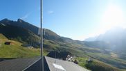 Archived webcam image showing Grindelwald First midway station on 23 Aug 2026 at 08:24