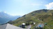 Archived webcam image showing Grindelwald First midway station on 23 Aug 2026 at 16:24