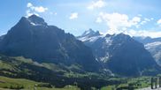 Archived webcam image showing Grindelwald First midway station on 30 Aug 2026 at 12:49