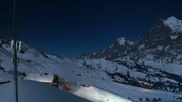 Archiviertes Webcam Bild: Grindelwald First: Mittelstation am 26 Feb 2026 um 00:28 Uhr