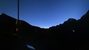 Archived webcam image showing Grindelwald First midway station on 13 Oct 2026 at 06:57