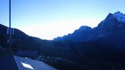 Archived webcam image showing Grindelwald First midway station on 13 Oct 2026 at 07:57