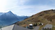 Archived webcam image showing Grindelwald First midway station on 29 Oct 2026 at 12:08