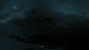 Archived webcam image showing Grindelwald First midway station on 22 Oct 2026 at 04:52