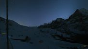 Archived webcam image showing Grindelwald First midway station on 22 Oct 2026 at 06:52