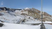 Archived webcam image showing Grindelwald First midway station on 22 Oct 2026 at 16:52