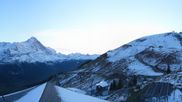 Archived webcam image showing Grindelwald First midway station on 22 Oct 2026 at 18:43
