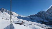 Archived webcam image showing Grindelwald First midway station on 22 Oct 2026 at 10:52
