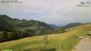 Archived webcam image showing Furkajoch - View to the West on 14 Jul 2026 at 08:33