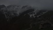 Archived webcam image showing Panoramic view: Checrouit and Courmayeur on 1 May 2026 at 06:28