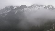 Archived webcam image showing Panoramic view: Checrouit and Courmayeur on 1 May 2026 at 08:28