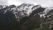 Archived webcam image showing Panoramic view: Checrouit and Courmayeur on 1 May 2026 at 10:28