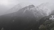 Archived webcam image showing Panoramic view: Checrouit and Courmayeur on 14 May 2026 at 07:41