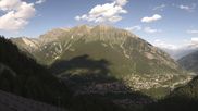 Archiviertes Webcam Bild: Courmayeur - Checrouit Panorama am 15.06.2026 um 18:24 Uhr