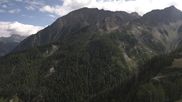 Archived webcam image showing Panoramic view: Checrouit and Courmayeur on 26 Jul 2026 at 16:33