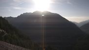 Archived webcam image showing Panoramic view: Checrouit and Courmayeur on 15 Aug 2026 at 08:31