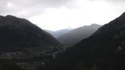 Archived webcam image showing Panoramic view: Checrouit and Courmayeur on 10 Sep 2026 at 08:22