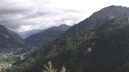 Archived webcam image showing Panoramic view: Checrouit and Courmayeur on 10 Sep 2026 at 16:22