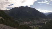 Archived webcam image showing Panoramic view: Checrouit and Courmayeur on 10 Sep 2026 at 10:22