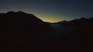 Archived webcam image showing Panoramic view: Checrouit and Courmayeur on 26 Sep 2026 at 07:13