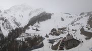 Archived webcam image showing Panoramic view: Checrouit and Courmayeur on 30 Mar 2026 at 08:57