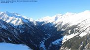 Archived webcam image showing Tristner/ Zillertal - Grinberg on Feb 26, 2026 at 8:19 AM
