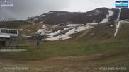 Archived webcam image showing Campo Felice - chairlift Cerchiare and t-bar lift Pista Dick on 13 Apr 2026 at 14:04