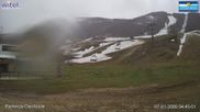 Archived webcam image showing Campo Felice - chairlift Cerchiare and t-bar lift Pista Dick on 13 Apr 2026 at 16:04