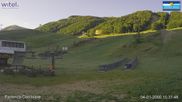 Archived webcam image showing Campo Felice - chairlift Cerchiare and t-bar lift Pista Dick on 7 Jun 2026 at 06:33