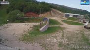 Archived webcam image showing Campo Felice - top station chairlift Campo Felice and Chalet del Bosco on 28 May 2026 at 07:43