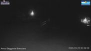 Archived webcam image showing Campo Felice - top station chairlift Campo Felice and Chalet del Bosco on 22 May 2026 at 00:46