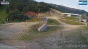 Archived webcam image showing Campo Felice - top station chairlift Campo Felice and Chalet del Bosco on 12 Jul 2026 at 07:34
