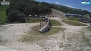 Archived webcam image showing Campo Felice - top station chairlift Campo Felice and Chalet del Bosco on 12 Jul 2026 at 12:34